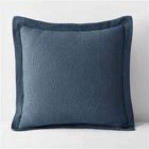 Company Cotton™ Hillcrest Cotton Matelassé Sham - Steel Blue - NWT